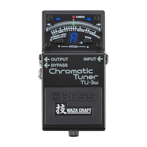 Image of BOSS TU-3W Chromatic Floor Tuner with Waza Innovation and Craftsmanship | Rock-Solid Pedalboard Tuning for Guitar and Bass | Redesigned Circuitry with Selectable Buffered or True-Bypass Operation