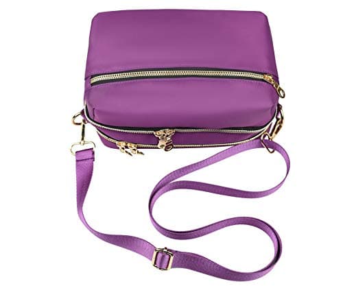 Image of YANAIER Women Crossbody Bag, Casual Multi Pocket Handbag Purse Small Cellphone Pouch Purse Wallet Shoulder Bag for Ladies Girls Purple