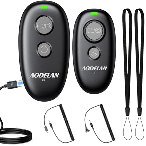 Image of Upgrade for Nikon Rechargeable Wireless Camera Remote Control,AODELAN Shutter Release Compatiable with P950, Z6 II, D6, D780, Z5, Z7 II, Z9, Z8, Z6 III, P1100, P1000, Z7, Z6, D850, D7500
