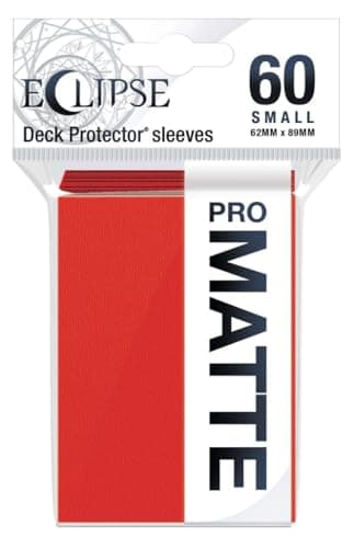 Image of Ultra Pro - Eclipse Matte Small Sleeves 60 Pack - Apple Red