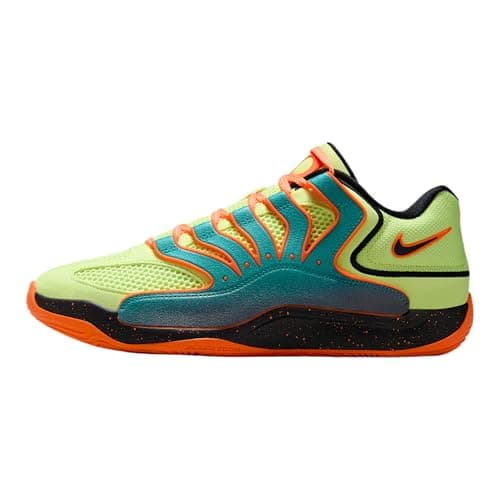 Image of NIKE HV1993-301 KD18 NRG Men Clear Jade/Black-Liquid Lime UK 10
