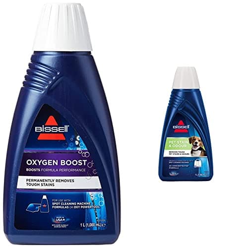 Image of BISSELL SpotClean Oxygen Boost Formula, Nylon/A, Double Concentrate & Pet Stain & Odour Formula | For Use in Compact Carpet Cleaners | Removes Stains and Neutralized Pet Odours | 1085N