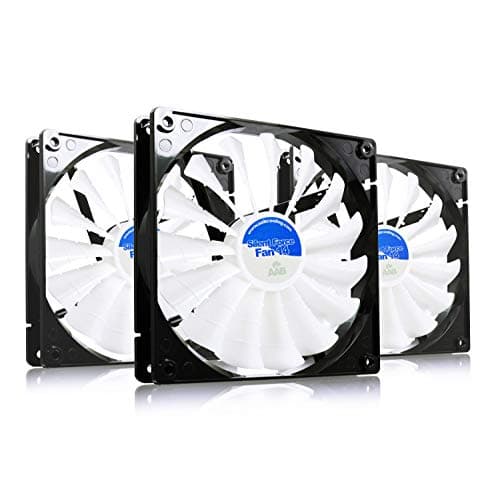 Image of AABCOOLING Silent Force Fan 14 - Silent and Efficient 140mm Fan with 4 Anti-vibration Pads, 140mm Case Fan, CPU Cooling Fan, Air Cooler, Quiet Fan - Value Pack 3 Pieces, 8.6 dB(A), 58.9 CFM, 600 RPM
