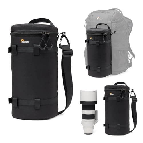 Image of Lowepro ProTactic LCS 13 x 32 III Camera Lens Case, Camera Lens Pouch Bag, fits 300mm F/2.8, for DSLR and Mirrorless Cameras, Vol-5L Dim: 32x13x13cm, Camera Bag for Photographer/Videographer