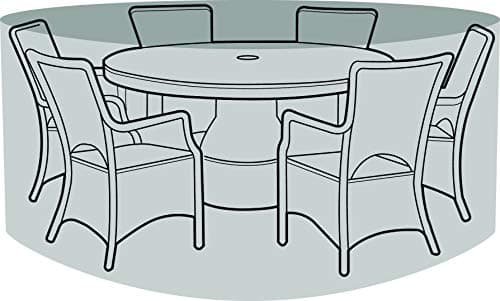 Image of Garland 6-8 Seater Round Furniture Set Cover - Silver Grade (W1400)
