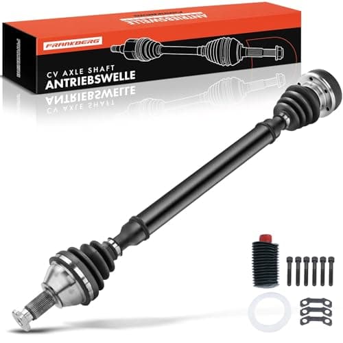 Image of Frankberg Joint Kit Drive Shaft CV Joint Kit Front Axle Right Compatible with A2 8Z0 Cordoba 6L2 Ibiza III 6L1 Fabia I 6Y2 Fabia I Estate 6Y5 Replace# 6Q0407272S