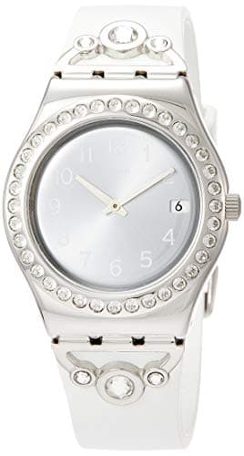 Image of Swatch Watch Irony Medium YLS463 Pretty in White