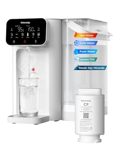 Image of Waterdrop CT01 Instant Hot & Cold Filtered Water Dispenser, Reduces TDS, Limescale, Chlorine, Retain Main Minerals, 8-Stage Filtration with UV Sterilization, Various Temperature and Cup-size Presets