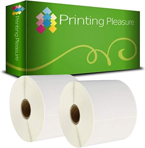 Image of Printing Pleasure 2X Compatible Zebra 76mm x 51mm White Direct Thermal Labels (1000 Labels per Roll) for Zebra, Toshiba, Citizen, Eltron, Orion, UPS Label Printers