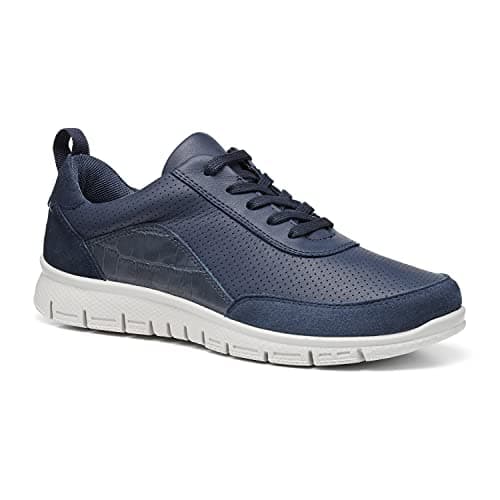 Image of Hotter Womens Gravity II Trainers Navy-Croc 8