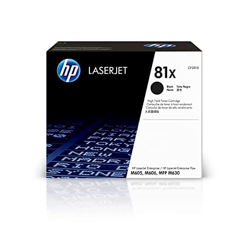 Image of HP CF281X 81X High Yield Original LaserJet Toner Cartridge, Black, Single Pack