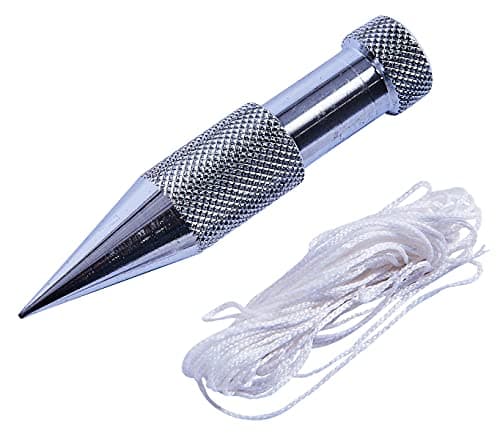 Image of Amtech – Plumb Bob and Line, Robust Steel Body, DIY & Trade Use (450 cm)