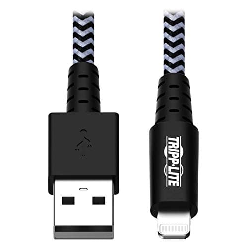 Image of Tripp Lite M100-006-HD Heavy-Duty USB Sync/Charge Cable with Lightning Connector, 1.83 m