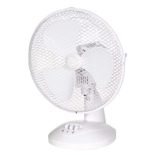 Image of Russell Hobbs 9" Inch, Portable Desk Fan, 2 Speeds, Wide-Angled Oscillation, Quiet Operation, Perfect for Bedroom or Office, White - RHPDF0921