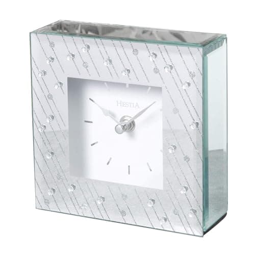 Image of Hestia Glass Mantel Clock