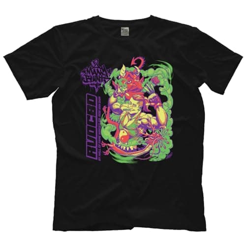 Image of Rob Van Dam - RVD Dragons and Blunts (RVDCBD x 2ManyBlunts) T-Shirt.png Black M