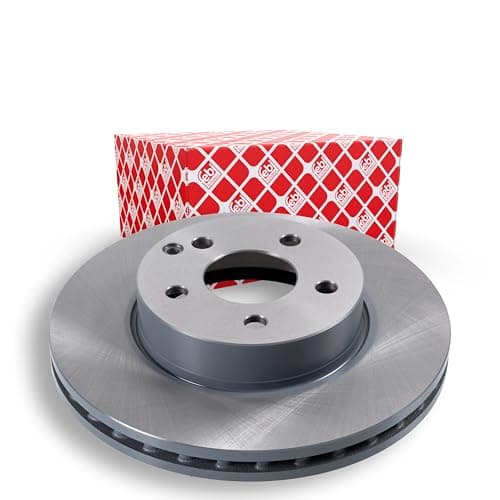 Image of febi bilstein 30550 Brake Disc Set (2 Brake Disc) front, internally ventilated, No. of Holes 5