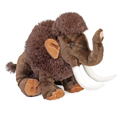 Image of Wild Republic Woolly Mammoth Plush, Stuffed Animal, Plush Toy, Gifts for Kids, Cuddlekins 12 Inches, Gray Or Brown