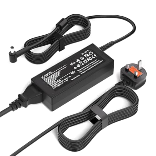 Image of Cabuty 65W 19V 3.42A Laptop Charger Compatible with Medion Akoya E14412 E14301 E15301 E15302 E15308 E15407 E16402 E16401 S4403 S4401 S4404 S4402 S14400 1 S14402 Charging Cable Power Supply