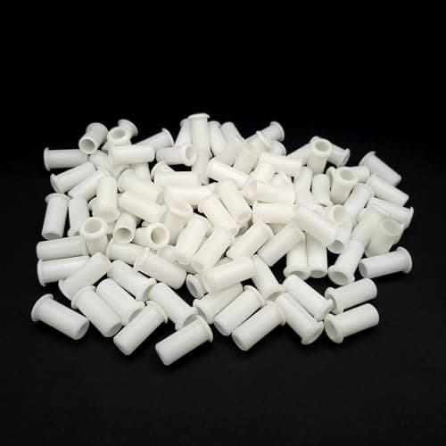 Image of 15mm Pipe Stiffener Inserts - 100 Pieces Push Fit Pipe Insert - Speedfit Fitting Insert -Plastic Pex Pipes Plumbing Fittings