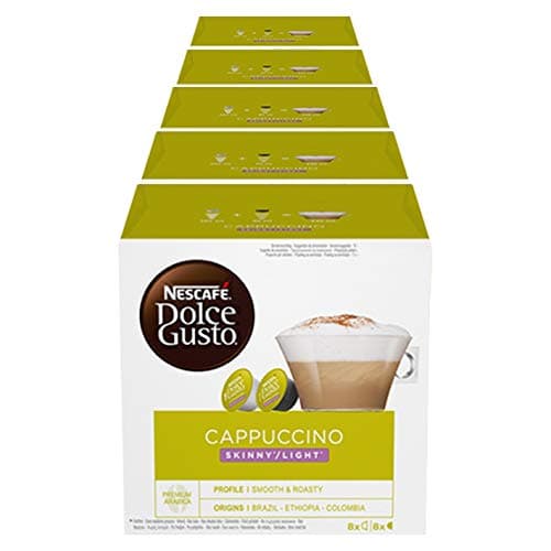 Image of Nescafe Dolce Gusto Skinny Cappuccino 16 pods (Pack of 5)