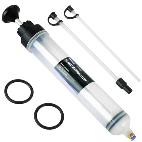 Image of DASBET Oil Suction Syringe, 500 ML Oil Extractor Pump Oil Change Syringe Manual Fluid Extraction Pump Brake Fluid Transfer Pump Fuel Extraction & Fill Pump Brake Fluid And Coolant Replacement Tool