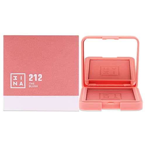 Image of 3INA MAKEUP - The Blush 212 - Dark pink Powder Blush Natural Silky Finish - Luminous Pressed Mineral Powder Cheek Blush - Iluminating - Buildable Blush - Long Lasting Formula - Vegan - Cruelty Free