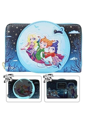 Image of Loungefly Disney Hocus Pocus Zip Wallet | Halloween Wallets, Multi-Colour, One Size, Classic