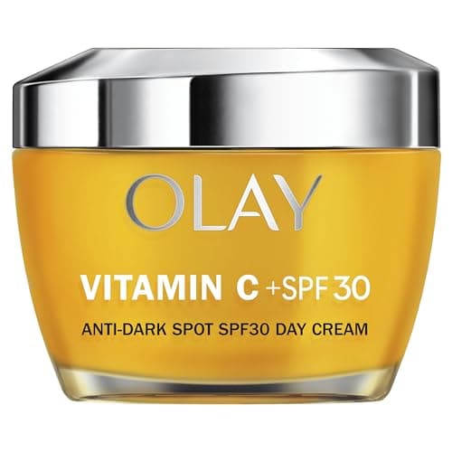 Image of Olay Vitamin C With SPF30 Moisturiser, Day Cream With Vitamin C, Niacinamide & Anti Dark Spot SPF30 for clearly brighter skin and more even skin tone 50ml