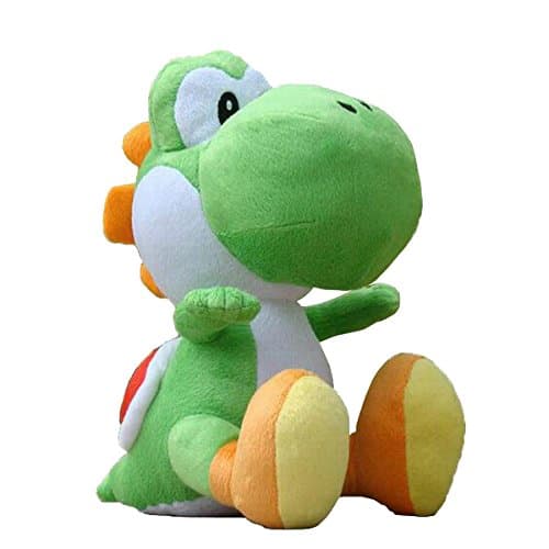 Image of Super Mario Bros 24 cm Sanei Officially Licensed Nintendo Yoshi Plush Toy (Green)