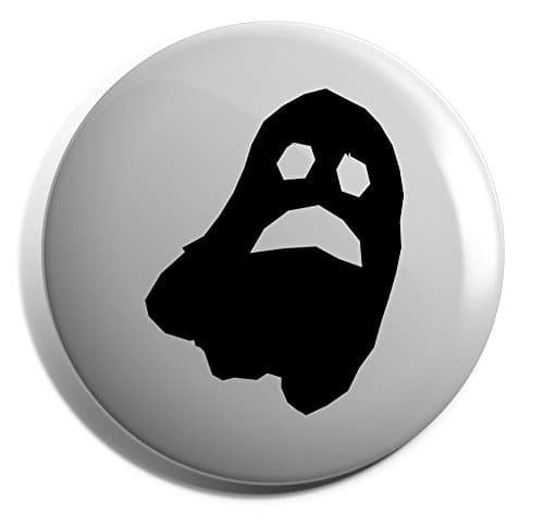 Image of Hippowarehouse Halloween ghost Badge Pin 25mm