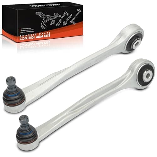 Image of Frankberg 2x Control Arm Kit with Support/Guide Joint with Rubber Bearing Front Axle Compatible with A4 8K2 B8 1.8L-3.2L 2007-2015 M.a.c.a.n 95B 2.0L-3.6L 2014-2021 Replace# 8K0407505J