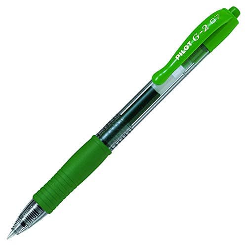 Image of Pilot G207 Retractable Gel Rollerball 0.7 mm Tip (Single Pen) - Green