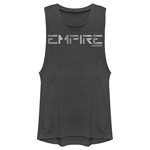 Image of STAR WARS Women's Empire Wars Shirt, Charcoal, Small