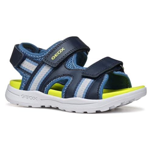 Image of Geox Boy's J Vaniett Boy B Sandal, Navy Lt Blue, 2.5 UK