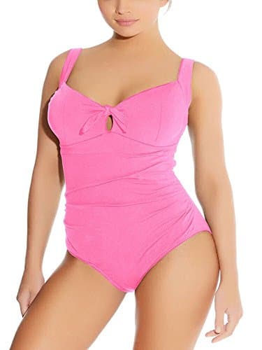 Image of Freya Womens In The Mix Soft Swimsuit, 32DD, Bright Pink