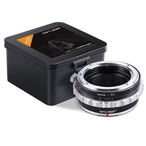 Image of Nikon to Fuji X Adapter,K&F CONCEPT Lens Mount Adapter with Aperture Control Ring for Nikon Nikkor G AI F Mount Lens to Fujifilm Fuji X FX Mount Camera for Fuji XT2 XT20 XE3 XT1 X-T2