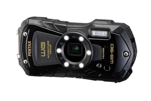 Image of PENTAX WG-90 Black - Standard-class, waterproof digital compact camera, designed for casual underwater photography to a depth of 14 meters