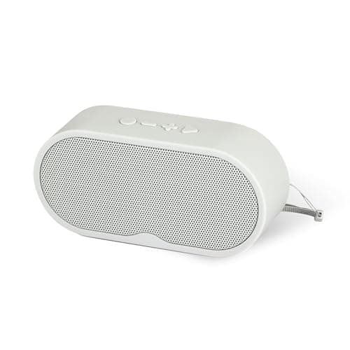 Image of groov e WAVE Wireless Speaker - Portable Travel Speaker with Bluetooth Connectivity - 8 Hours Audio Playback, Rechargeable Battery, Voice Assistant - Grey