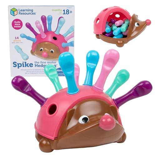 Image of Learning Resources LER8904-P Spike The FINE Motor Hedgehog-Pink