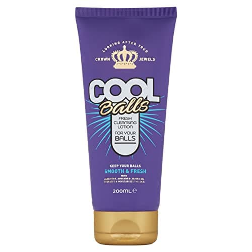 Image of Cool Balls Fresh Moisturising Lotion 200ml | Luxury Novelty Gift For Men with Aloe Vera, Avocado, Jojoba Oil | Funny Stocking Filler, Secret Santa Gifts Anti-Chafing