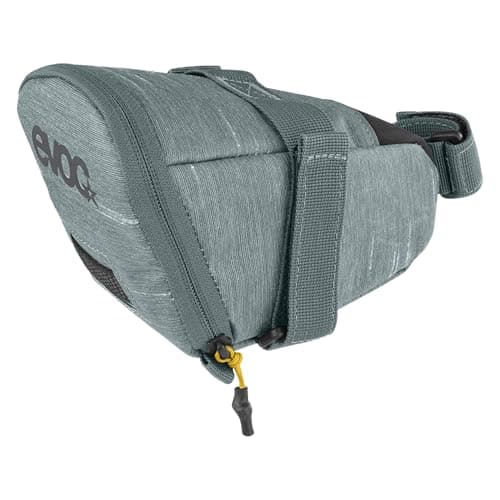 Image of EVOC SEAT Bag Tour, Small Saddle Bag (high-Quality Saddle Bag, Lightweight Bike Accessory, Abrasion-Resistant Pannier, Size: L, Dimensions: 11.5 x 17 x 11 cm, Volume: 1 l), Steel