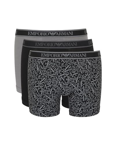 Image of Emporio Armani Man's CORE Logoband 3-Pack Boxer Black M