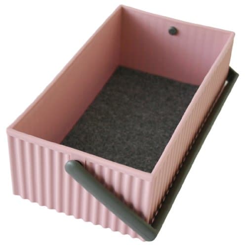 Image of Hachiman Omnioffre Stacking Storage Box Small Rose Pink
