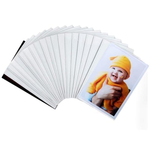 Image of Photo Frame,10 Pack Magnetic Picture Frames for Refrigerator 4 x 6 inches Blank Acrylic Photo Frame for Refrigerator and Family Gifts White