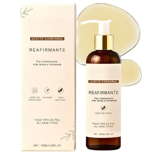 Image of Firming Body Oil for Women, Anti Cellulite Massage Oil with Jojoba & Sweet Almond Oil, Moisturising Glow Remedy & After Shave Oil, Soomth Stretch Mark, Skin Tightening, Hydrating, Vegan