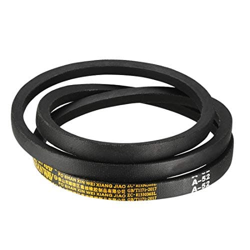 Image of sourcing map A52 Drive V-Belts 52" Inner Length 13mm Width 8mm Thick JIS Standard A-Section Rubber Drive Transmission Belt