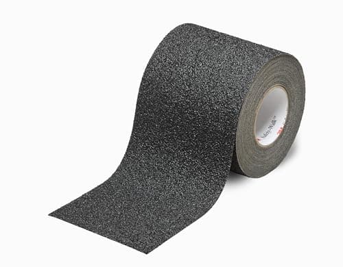 Image of 3M Safety-Walk Slip Resistant Coarse Tape 710, Black, 51 mm x 18.3 m | pack of 2 | for extreme & heavy traffic areas