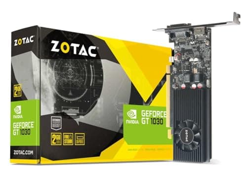 Image of ZOTAC NVIDIA GeForce GT 1030 2 GB GDDR5 Graphics Card - Black