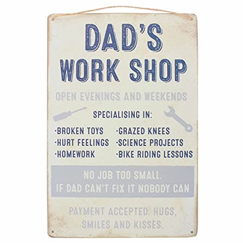 Image of Dad's Work Shop Hanging Sign